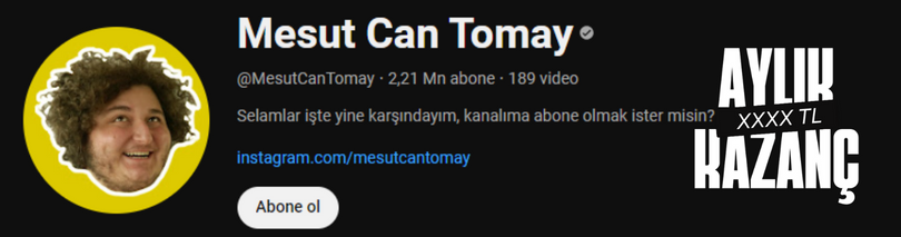 mesut can tomay aylık kazancı