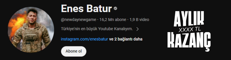 enes batur aylık kazancı