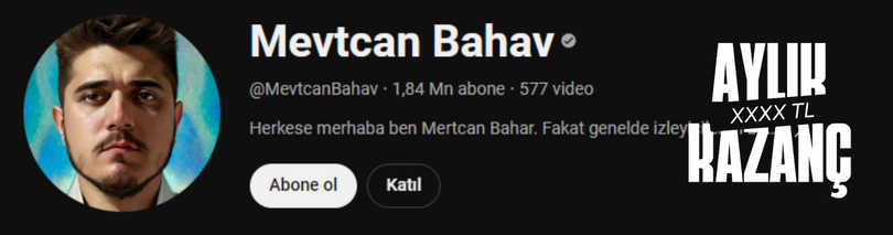 mertcan bahar aylık kazancı