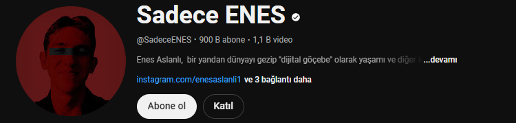 sadece enes aylık kazancı